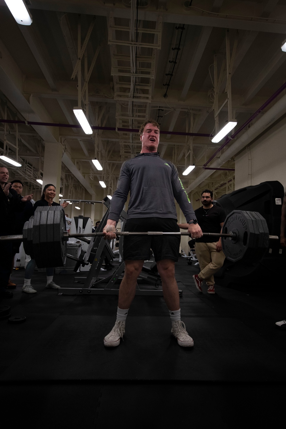 USS Tripoli's &quot;500/1000 LB Club&quot; challenge