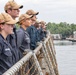 USS Russell (DDG 59) transits out of the Republic of Singapore