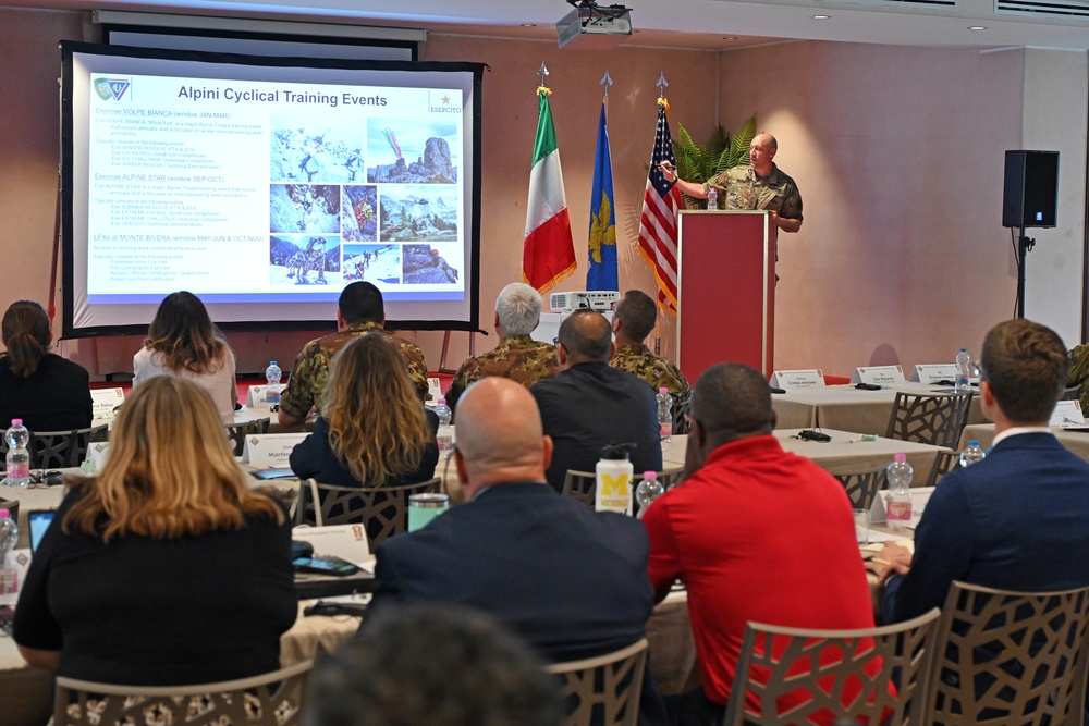 U.S. – Italy Sustainable Training Area Management Workshop 2024