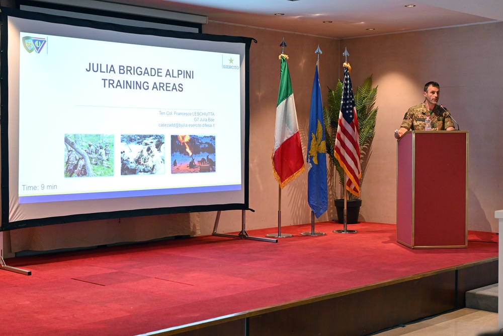 U.S. – Italy Sustainable Training Area Management Workshop 2024