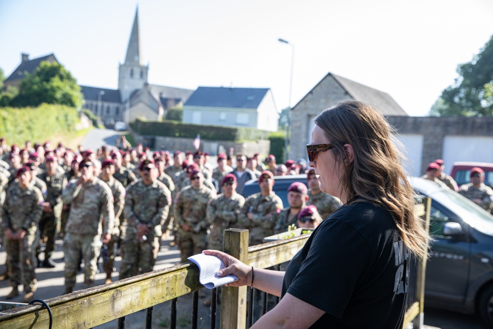 80TH ANNIVERSARY OF D-DAY MEMORIAL TRAIL MARCH