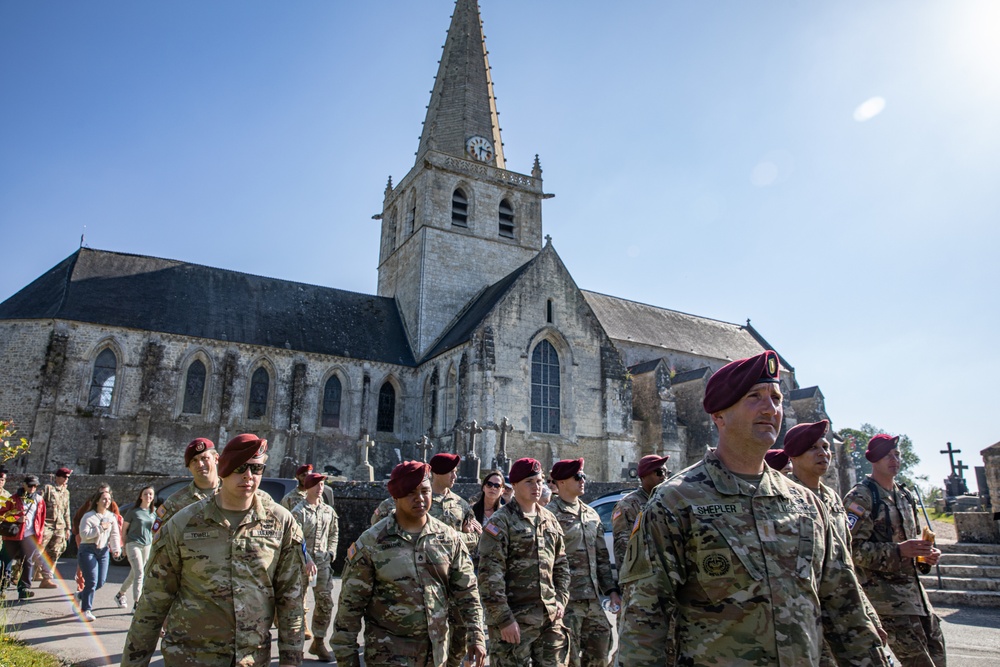 80TH ANNIVERSARY OF D-DAY MEMORIAL TRAIL MARCH