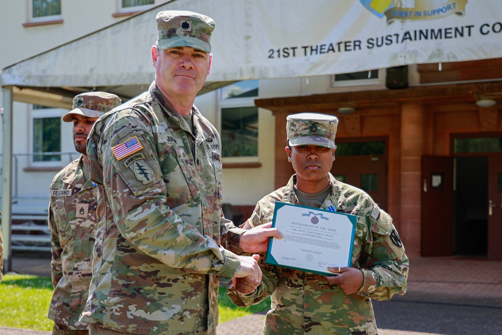 21st Special Troops Battalion Close-Out Formation
