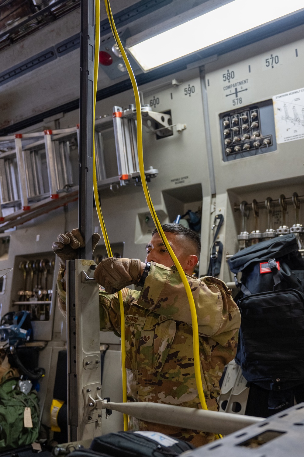 379th AES conducts aeromedical emergency training