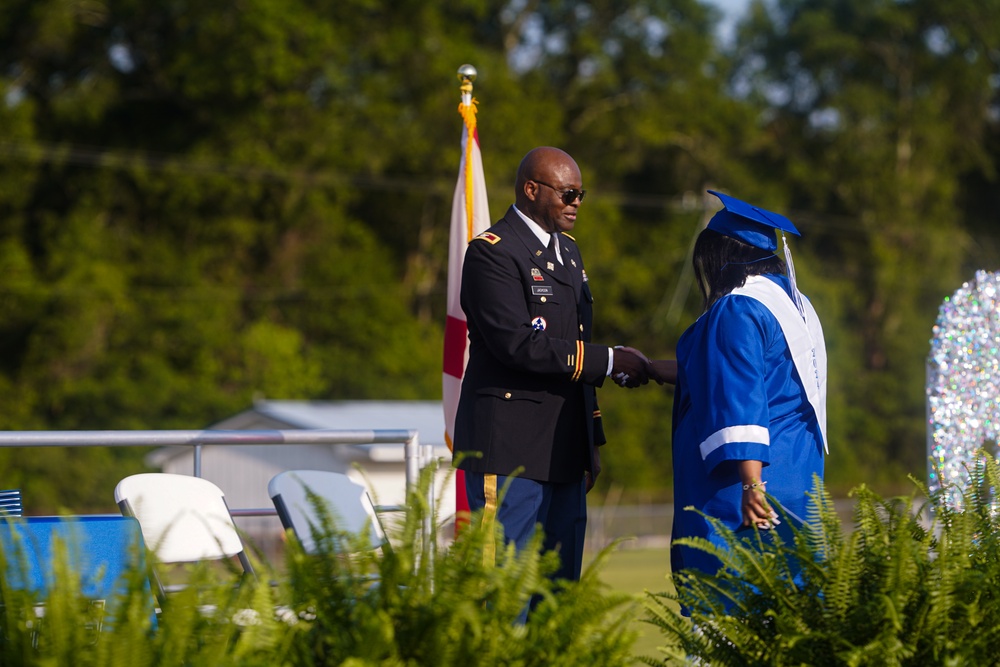 Army Reserve Colonel returns to hometown high school as commencement speaker