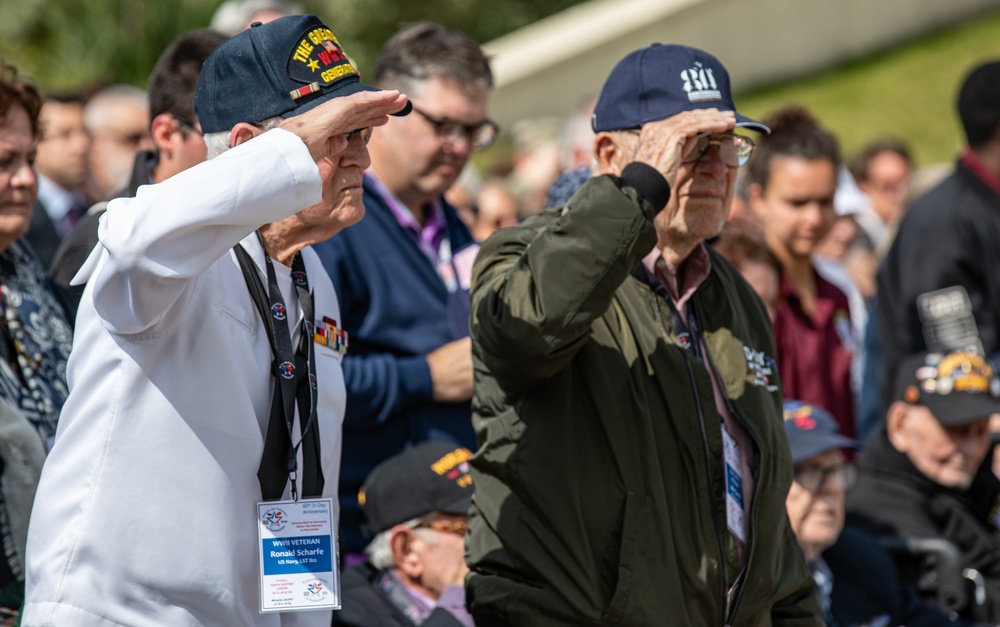 80TH ANNIVERSARY OF D-DAY UTAH BEACH CEREMONY