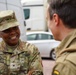 Brig. Gen. Tomika Seaberry speaks with locals during DDay 80 Commemoration