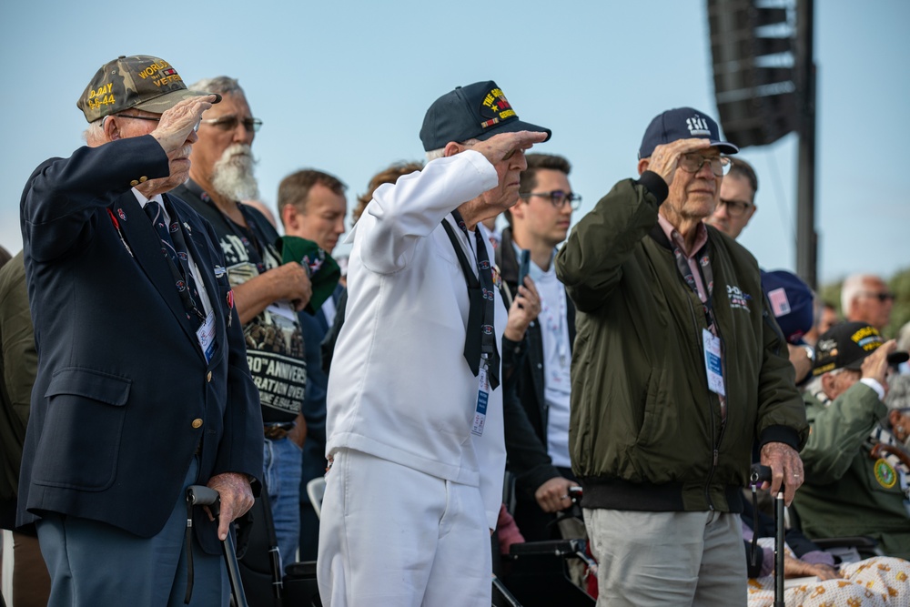 80TH ANNIVERSARY OF D-DAY UTAH BEACH CEREMONY