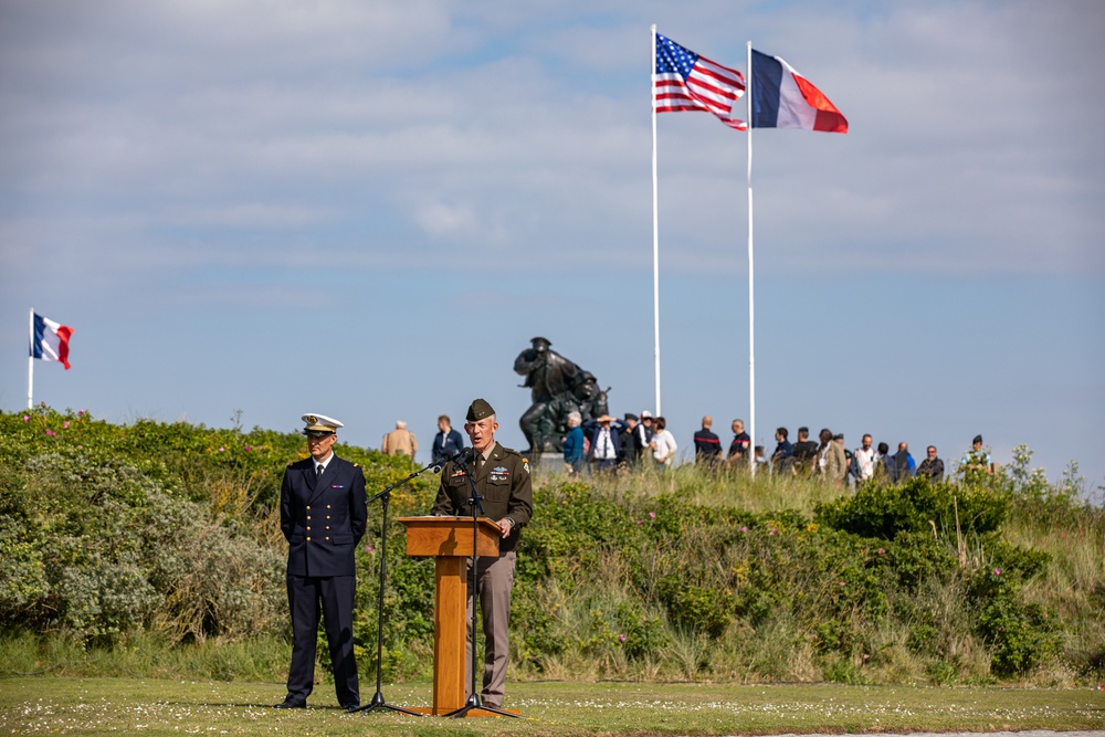 80TH ANNIVERSARY OF D-DAY UTAH BEACH CEREMONY