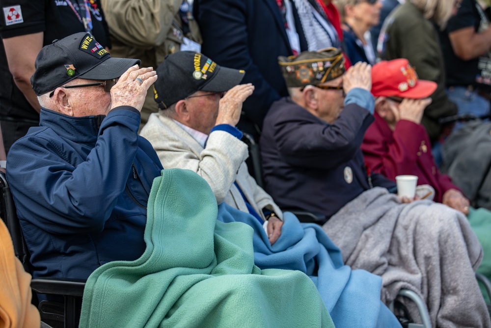 80TH ANNIVERSARY OF D-DAY UTAH BEACH CEREMONY