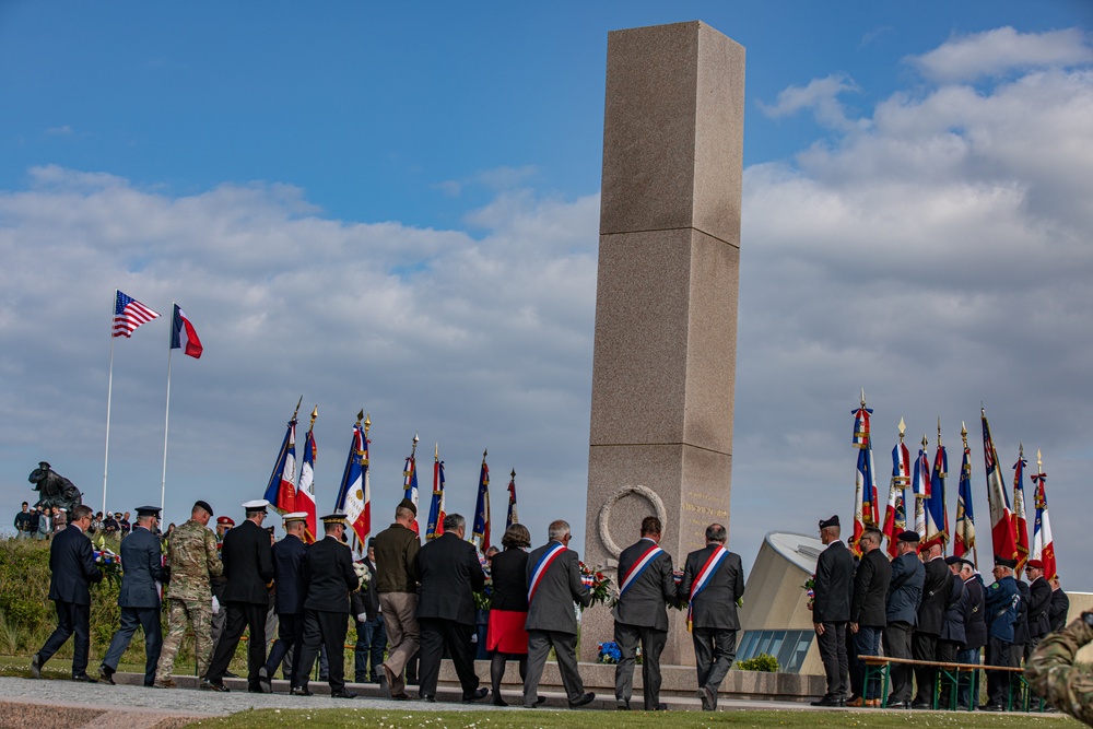 80TH ANNIVERSARY OF D-DAY UTAH BEACH CEREMONY