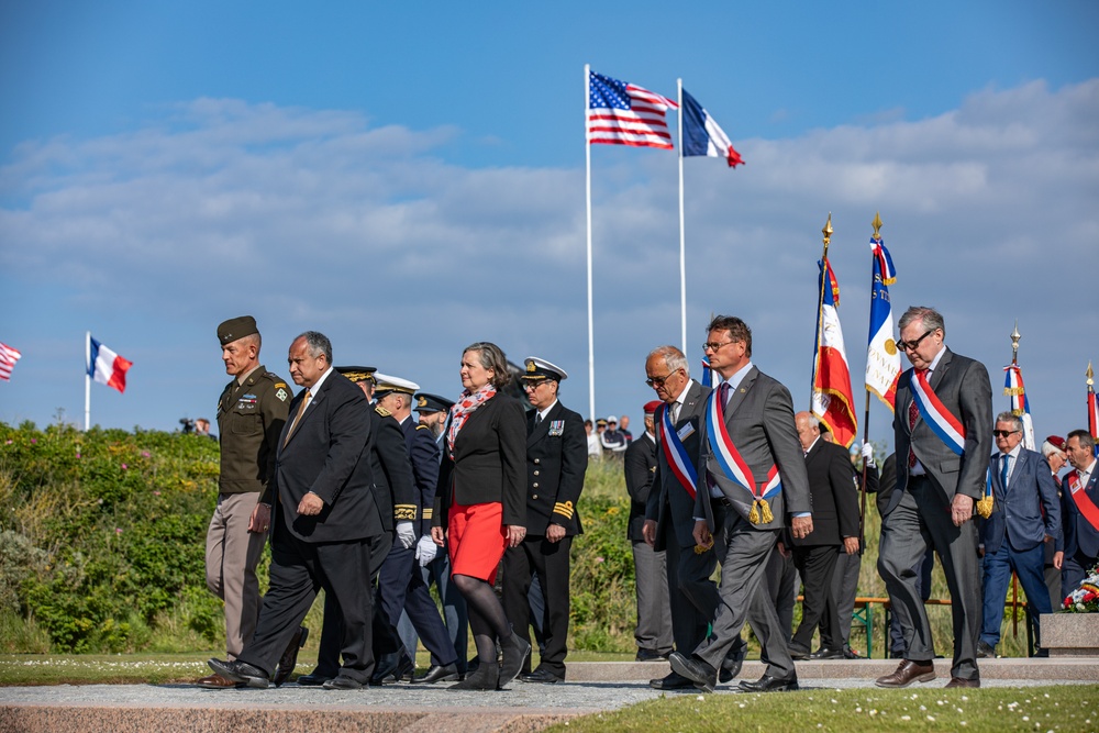 80TH ANNIVERSARY OF D-DAY UTAH BEACH CEREMONY