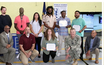 NAVFAC MIDLANT holds Ceremony for Class of 2024 Apprenticeship Program Graduates