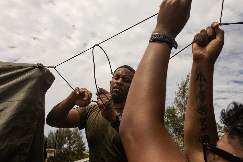 Valiant Shield 24: Combat Logistics Battalion 13 Establishes Role 2 Medical Field Hospital