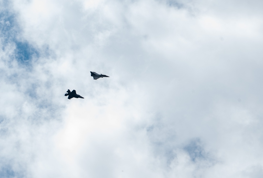 USAFE hosts first-ever basic fighter maneuver exercise at Ramstein