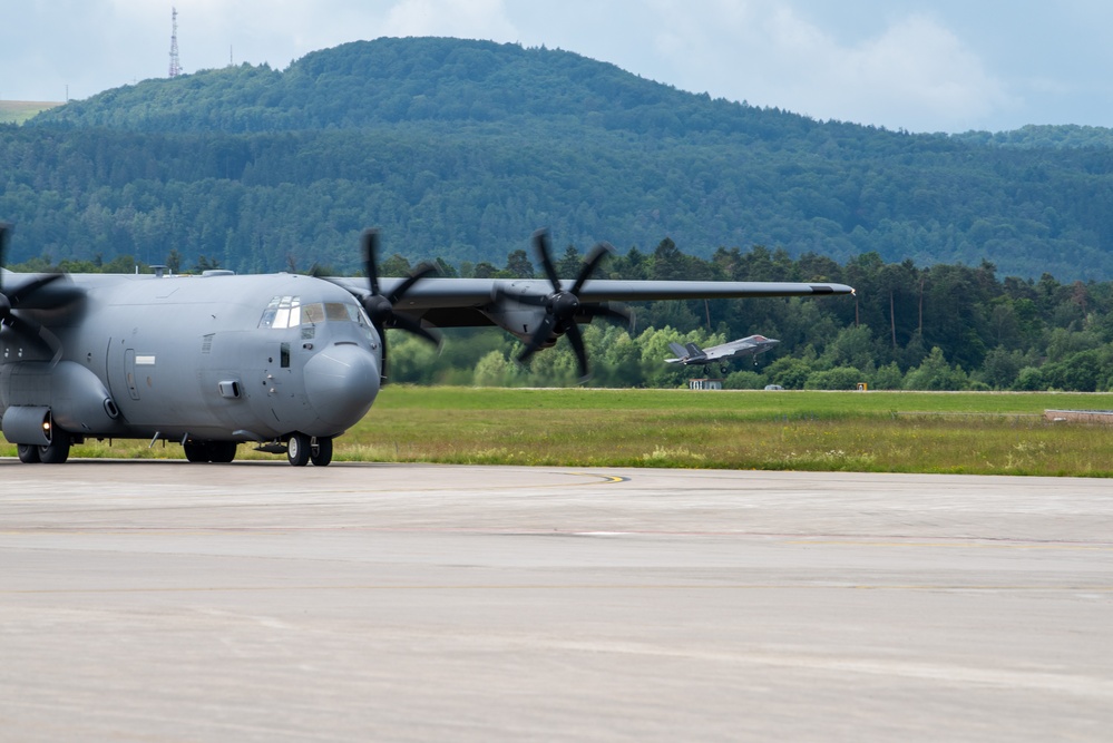 USAFE hosts first-ever basic fighter maneuver exercise at Ramstein