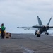 USS Ronald Reagan (CVN76) Sailors conduct flight deck operations