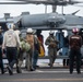 USS Ronald Reagan (CVN76) Sailors conduct flight deck operations