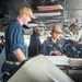 USS Ronald Reagan (CVN 76) Sailors stand watch in the pilot house