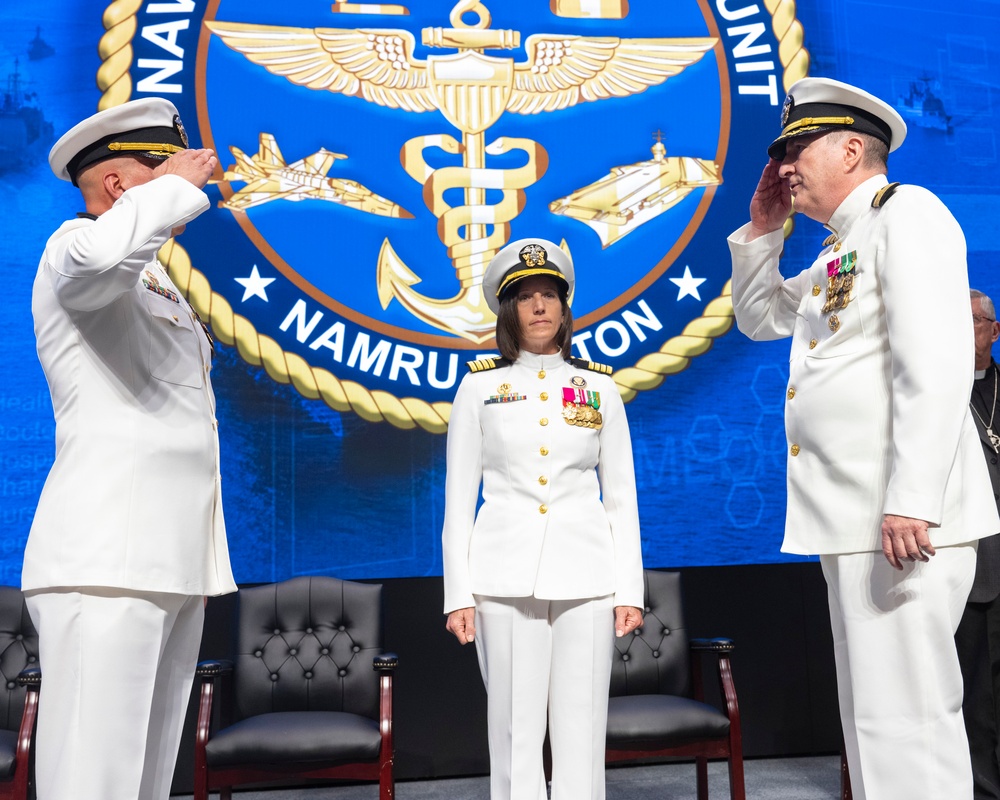 Naval Medical Research Unit Dayton welcomes new commander in change-of-command ceremony