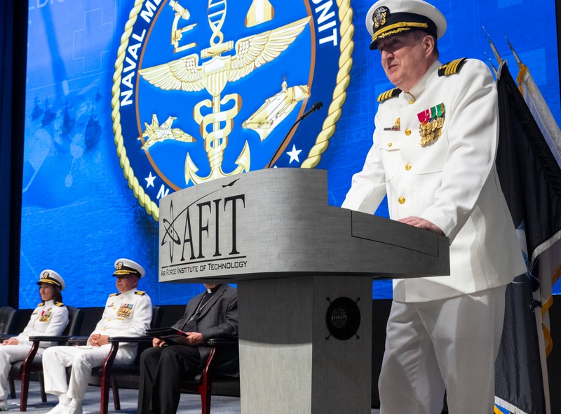 Naval Medical Research Unit Dayton welcomes new commander in change-of-command ceremony