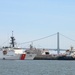 US Coast Guard and US Navy ships participate in Fleet Week New York 2024