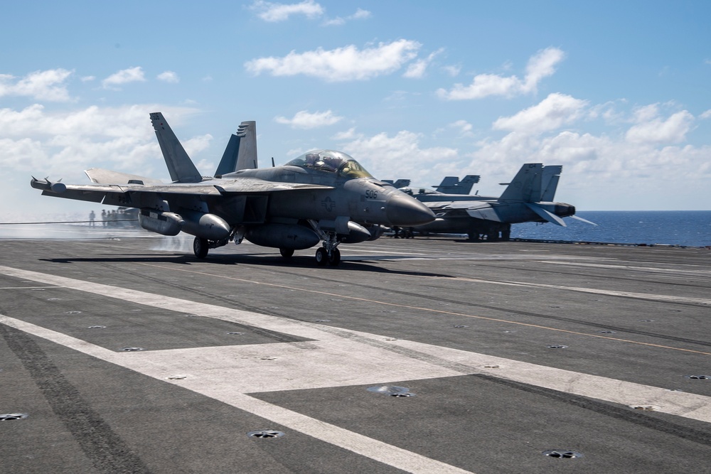 USS Ronald Reagan (CVN 76) conducts flight operations in support of Valiant Shield 2024