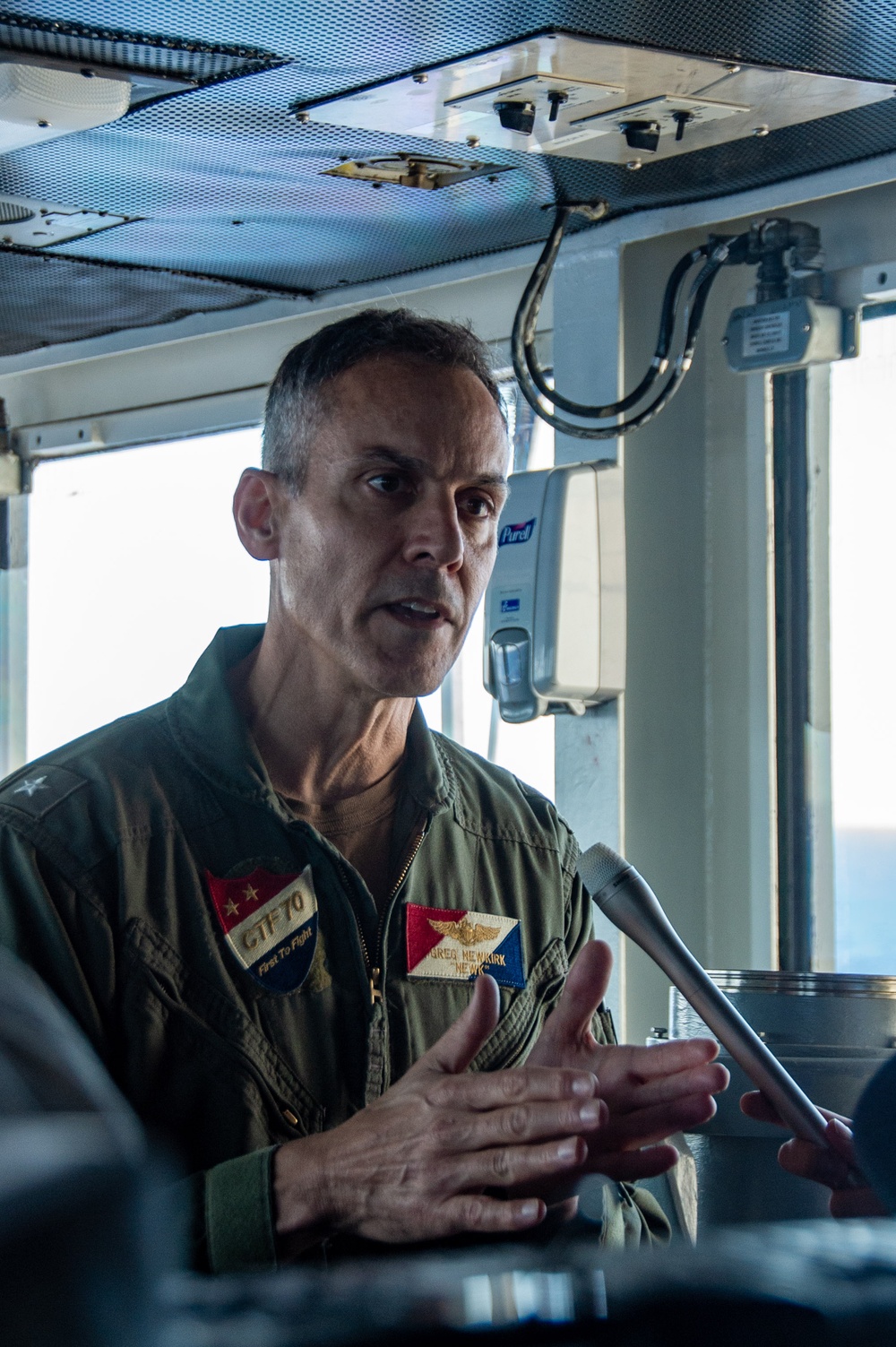 USS Ronald Reagan (CVN 76) hosts press conference in support of  Valiant Shield 2024