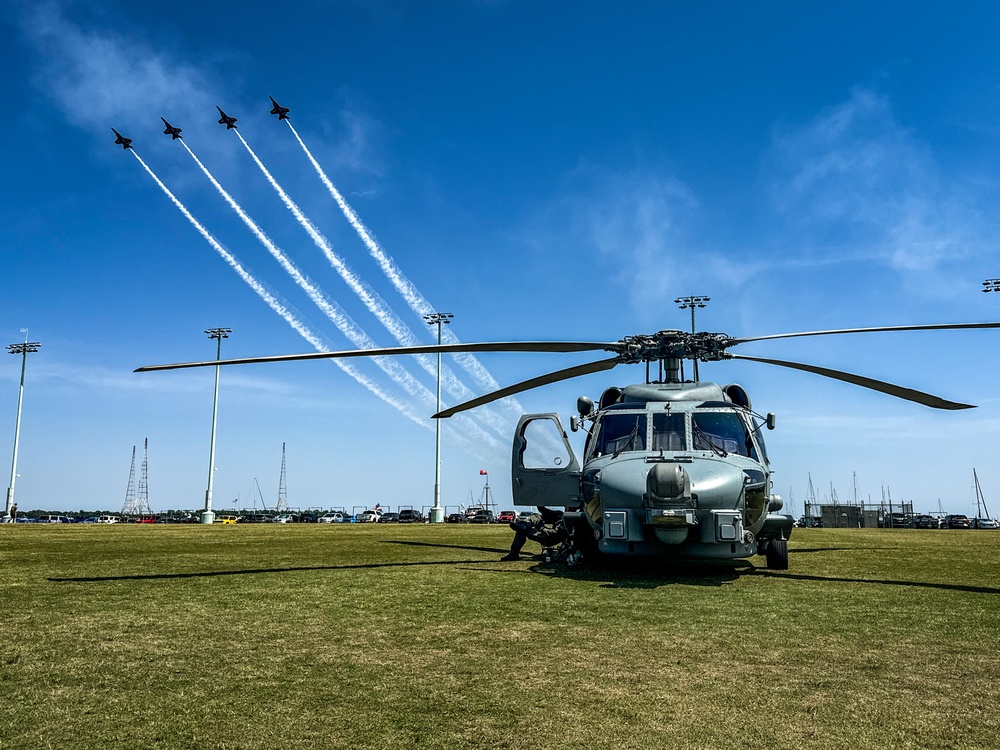 VX-1 Joins the Blue Angels at the United State Naval Academy Graduation