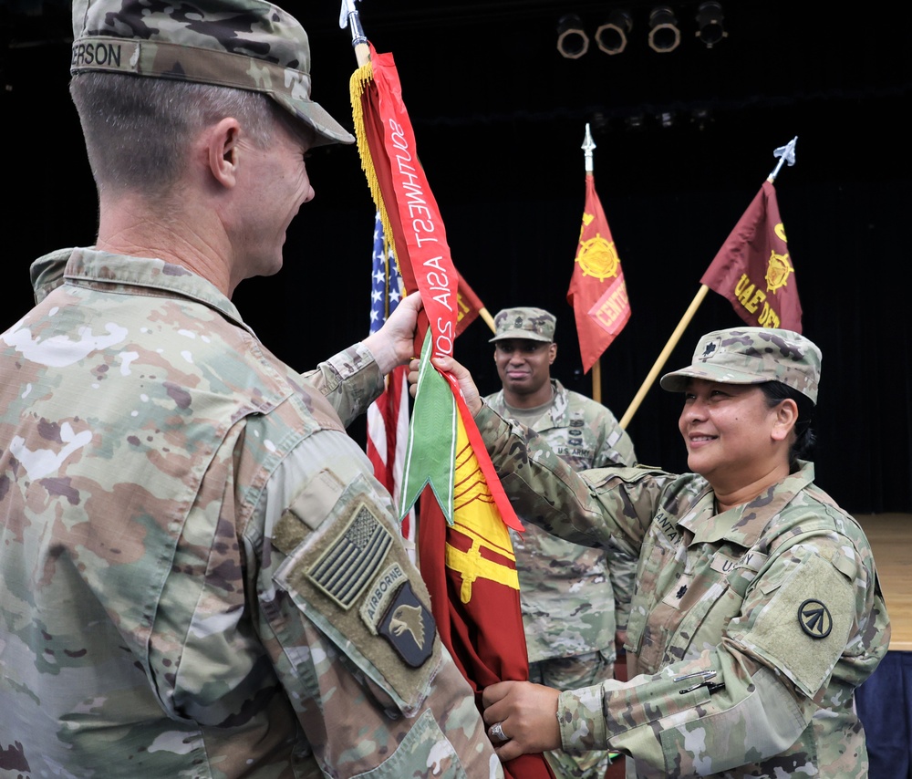 831st Transportation Battalion holds change of command ceremony