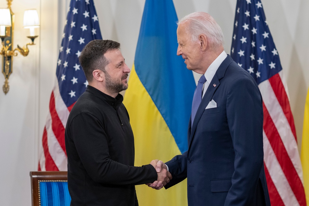 POTUS Hosts Bilateral Exchange with Ukrainian President Volodymyr Zelenskyy