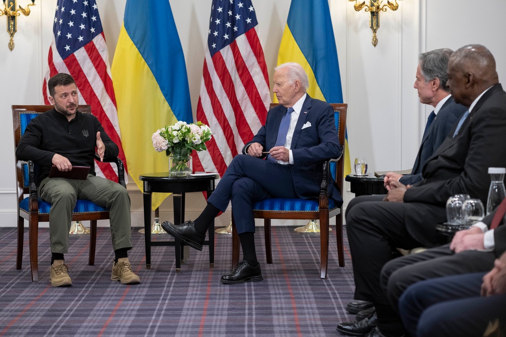 POTUS Hosts Bilateral Exchange with Ukrainian President Volodymyr Zelenskyy