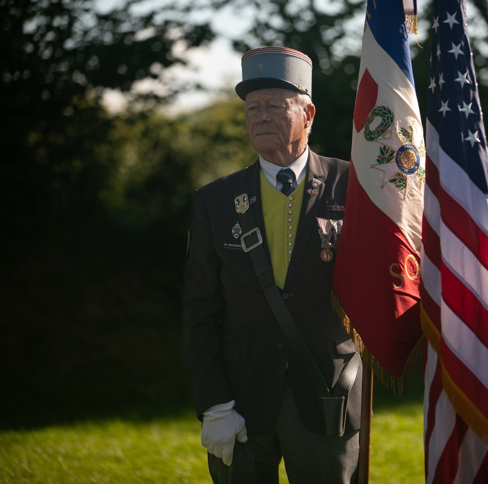 General Hecker honors C-47 Aircrews in Picauville