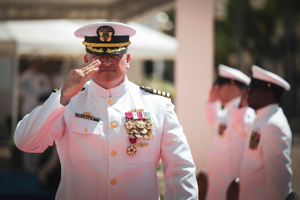 Bily Assumes Command of Forward Deployed Regional Maintenance Center