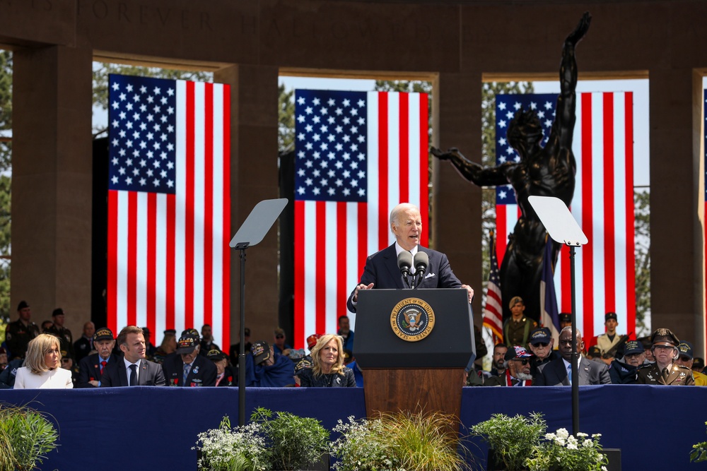 President Biden attends D-Day commemoration in Normandy