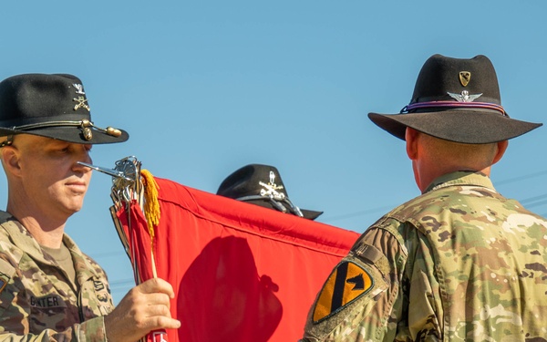 1st Air Cavalry Brigade Color Casing Ceremony