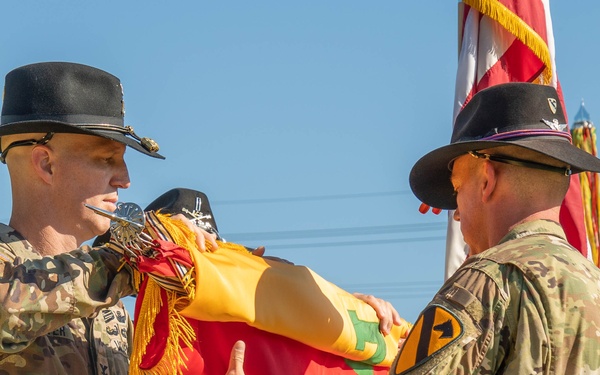 1st Air Cavalry Brigade Color Casing Ceremony