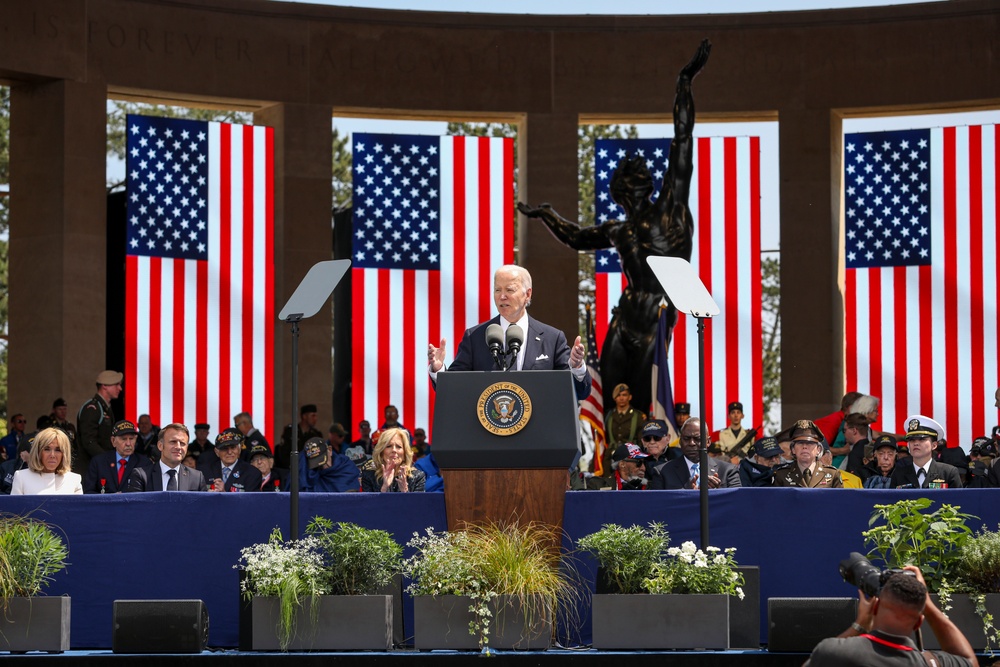 President Biden attends D-Day commemoration in Normandy