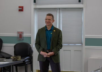 Raising Awareness: Retired SMA Michael Grinston visits JBLM to discuss AER