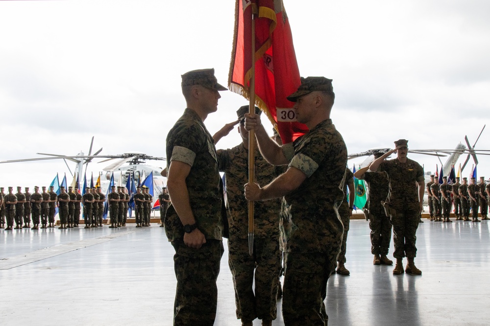 Marine Heavy Helicopter Training Squadron 302 change of command ceremony