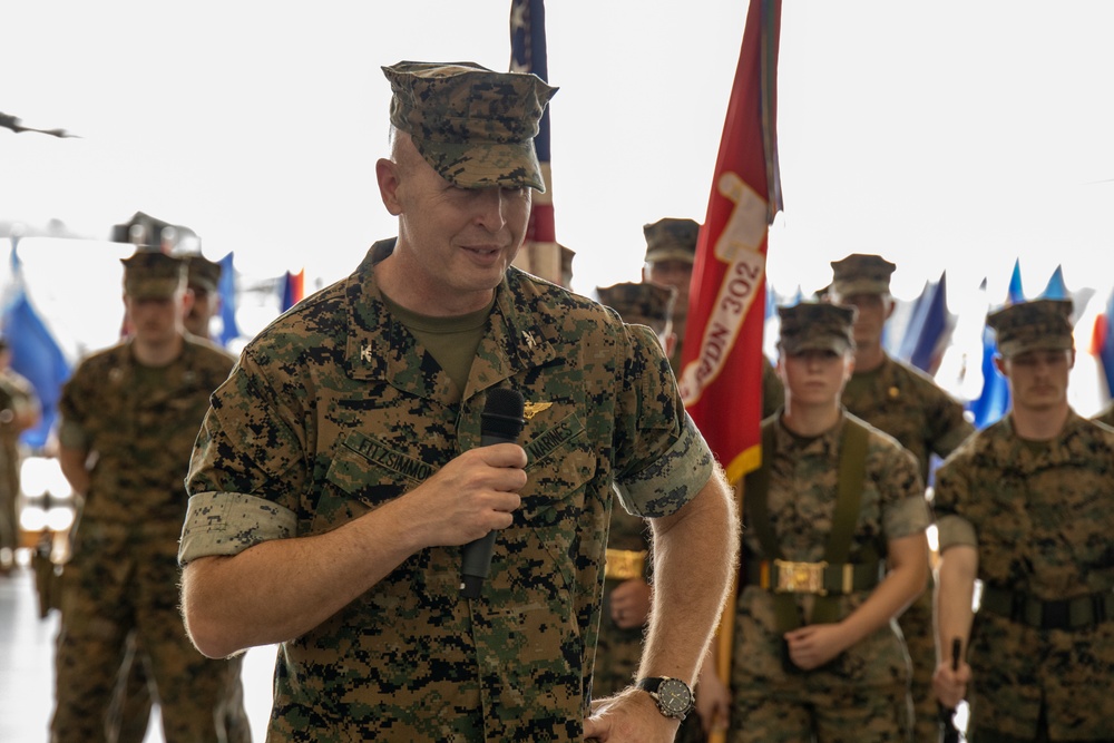 Marine Heavy Helicopter Training Squadron 302 change of command ceremony