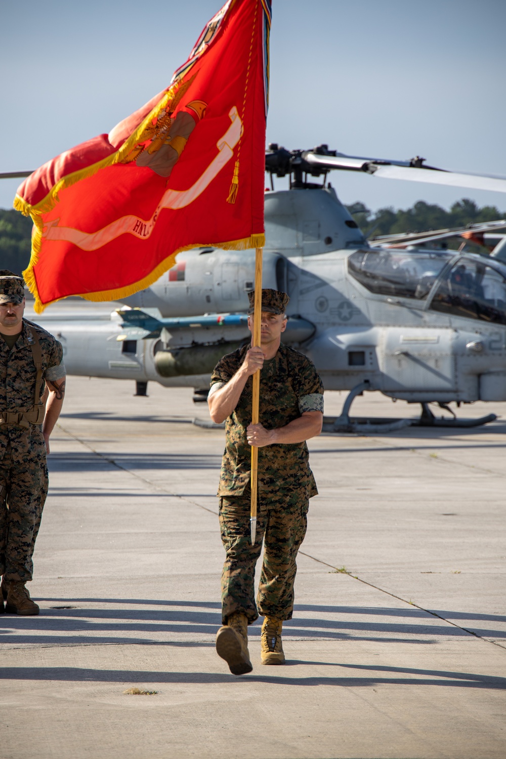 Marine Light Attack Helicopter Squadron 167 change of command ceremony