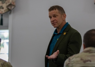 Raising Awareness: Retired SMA Michael Grinston visits JBLM to discuss AER