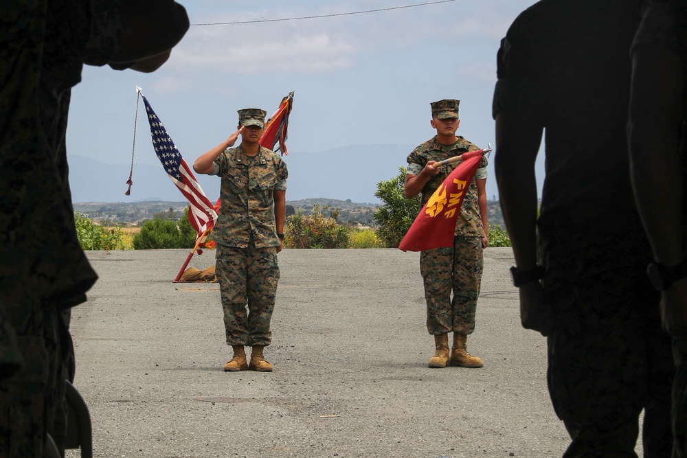 Truck Co. holds change of command ceremony