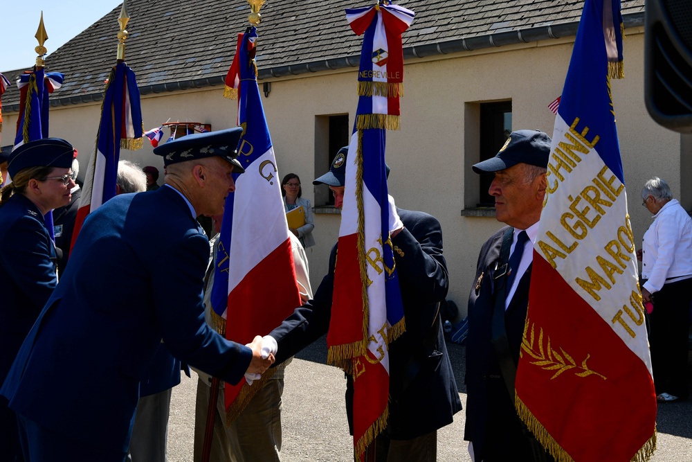 CSAF Commemorates D-Day 80 in Negreville