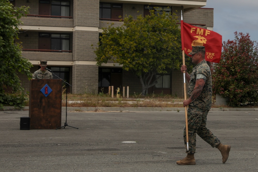 Truck Co. holds change of command ceremony