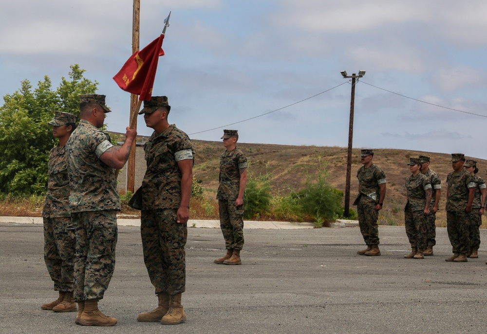 Truck Co. holds change of command ceremony