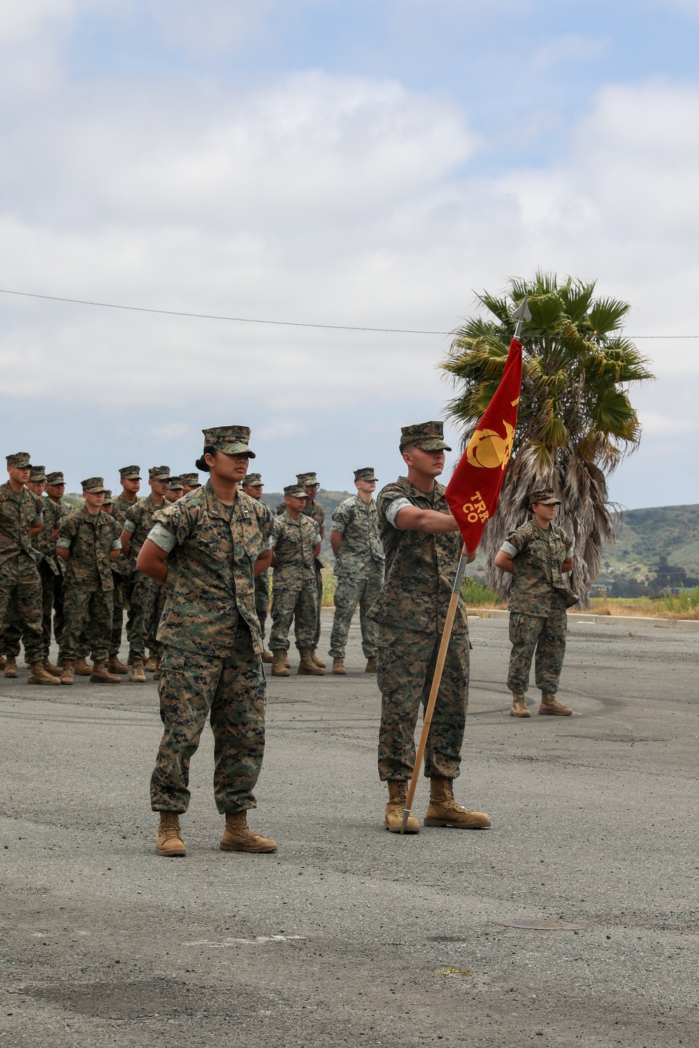 Truck Co. holds change of command ceremony