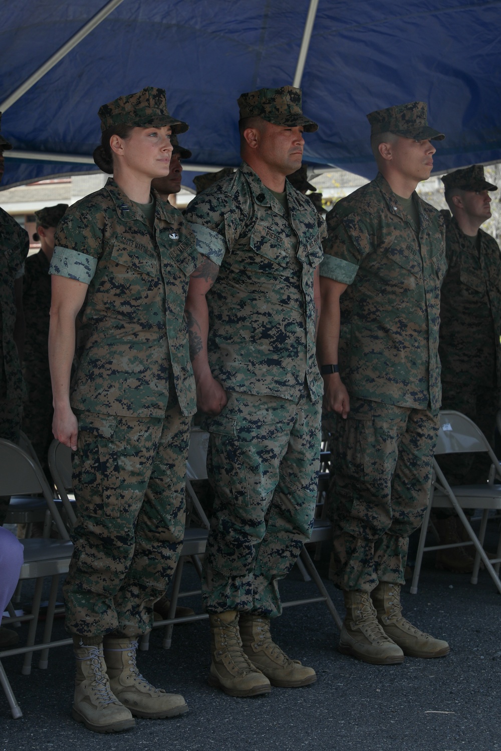 Truck Co. holds change of command ceremony