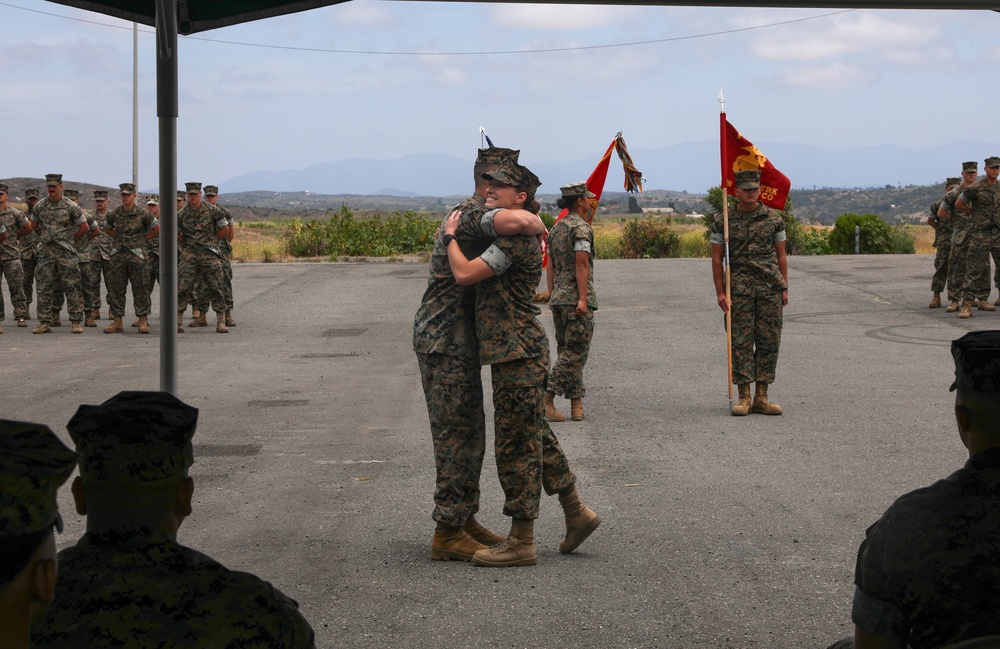 Truck Co. holds change of command ceremony
